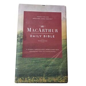 The MacArthur Daily Bible NKJV Second Edition Hardcover Thomas Nelson 2642 W1